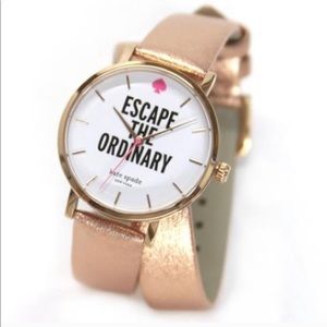Kate Spade Watch Rose Gold “ESCAPE THE ORDINARY”